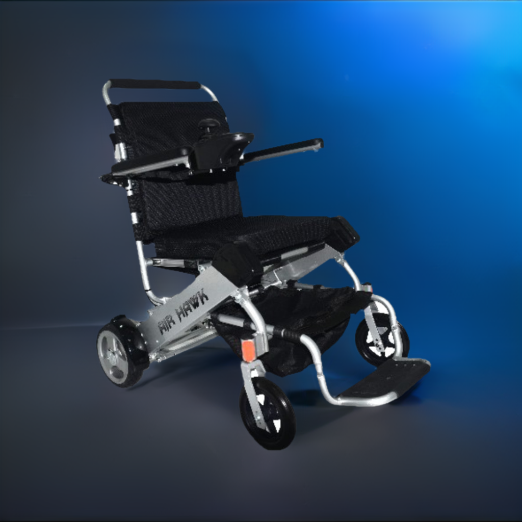 Air Hawk Lightweight Folding Airline Approved Electric Wheelchair
