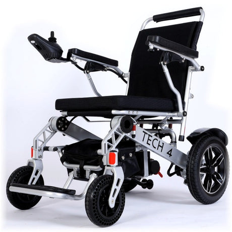 Open Box Tech 4 remote-controlled foldable power wheelchair