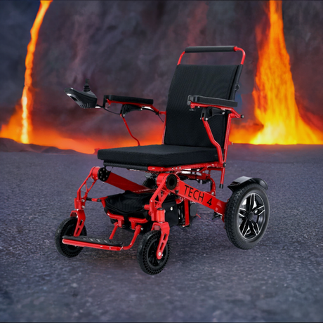 Tech 4 remote-controlled foldable power wheelchair