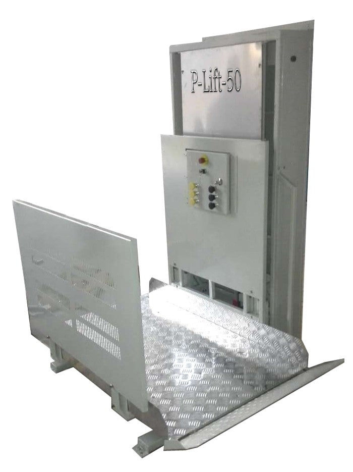 P-Lift 72 inch Series Residential Wheelchair Lift with 90 degree access