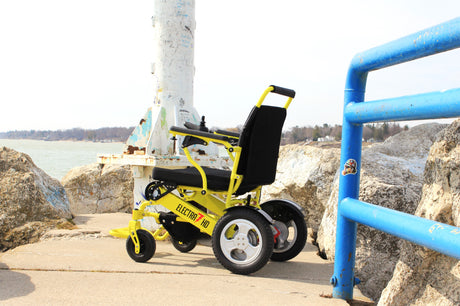 New-Lightweight Folding Electric Wheelchairs