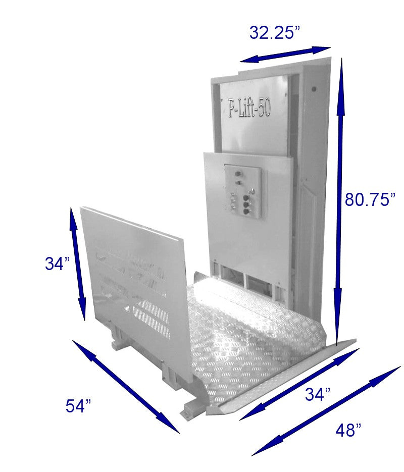 P-Lift Series Residential Wheelchair Lift